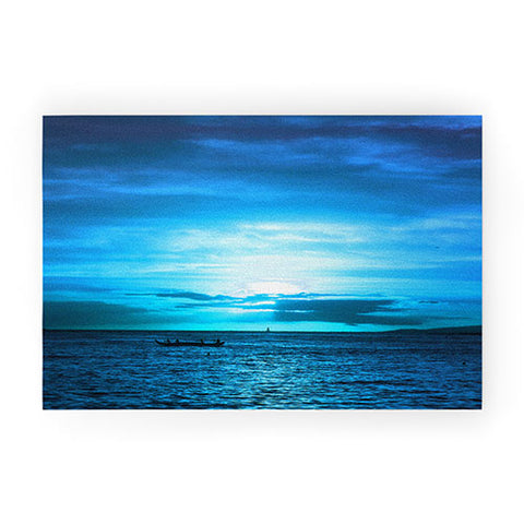 Deb Haugen paddling on Welcome Mat