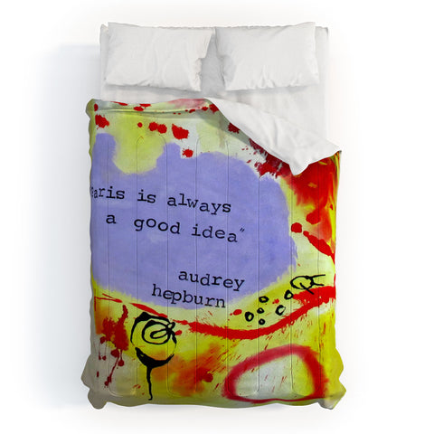 Deb Haugen Paris 1 Comforter