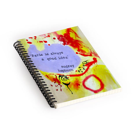 Deb Haugen Paris 1 Spiral Notebook