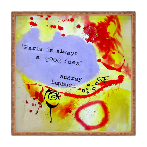 Deb Haugen Paris 1 Square Tray