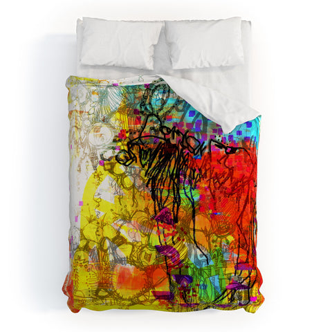 Deb Haugen party time Duvet Cover