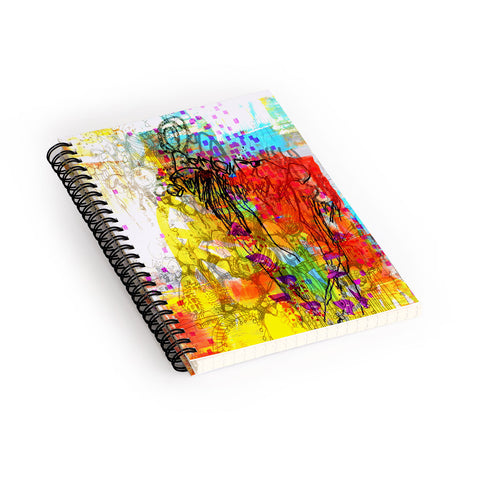 Deb Haugen party time Spiral Notebook