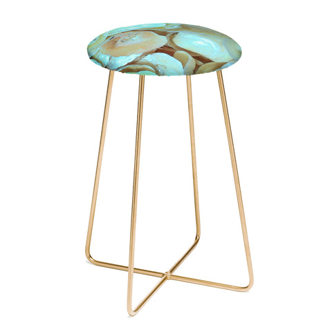 Deb Haugen Picking shells Counter Stool