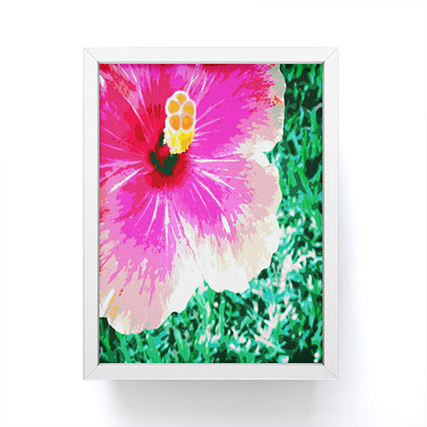Deb Haugen Pink Hibiscus 2 Framed Mini Art Print