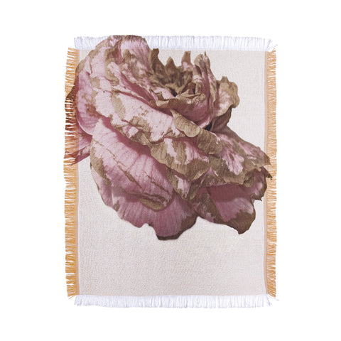 Deb Haugen pink love Throw Blanket