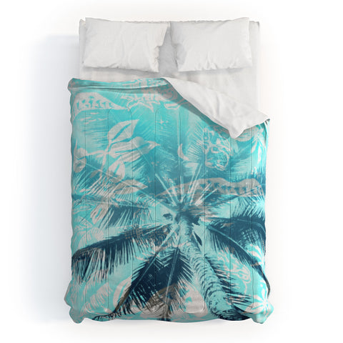Deb Haugen Portlock Palm Comforter