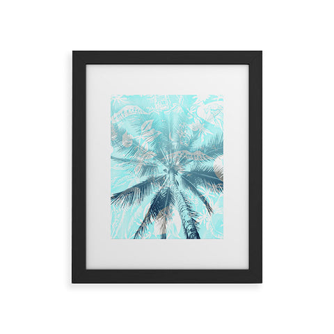 Deb Haugen Portlock Palm Framed Art Print