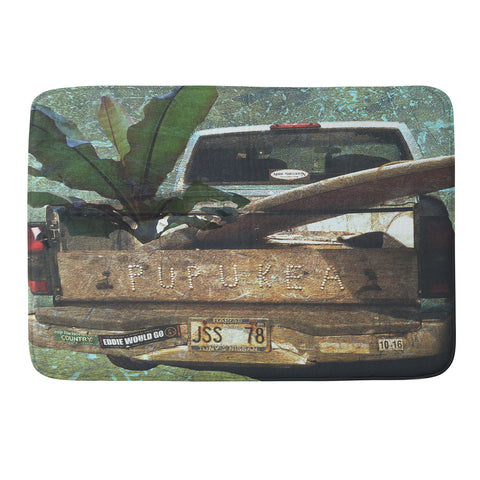 Deb Haugen Pupukea truck Memory Foam Bath Mat