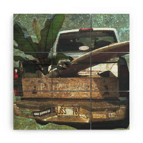Deb Haugen Pupukea truck Wood Wall Mural
