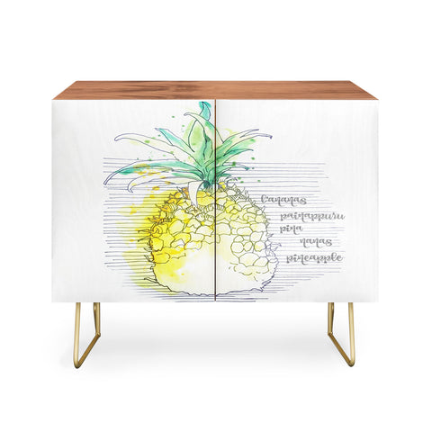 Deb Haugen Pure Pineapple Credenza