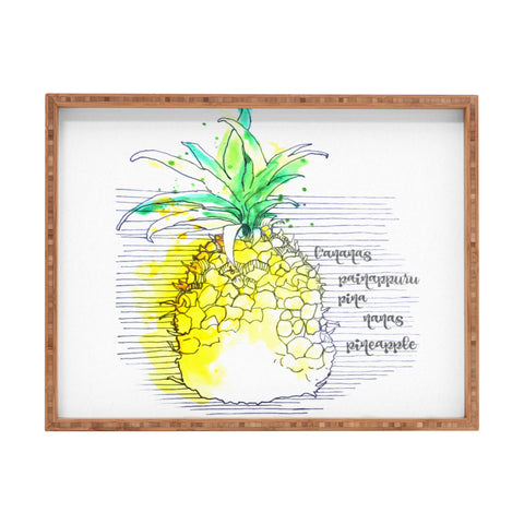 Deb Haugen Pure Pineapple Rectangular Tray