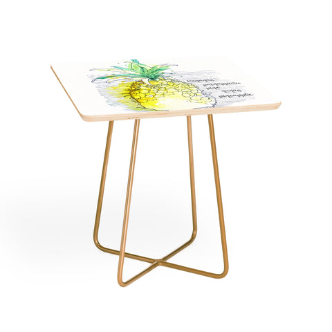 Deb Haugen Pure Pineapple Side Table