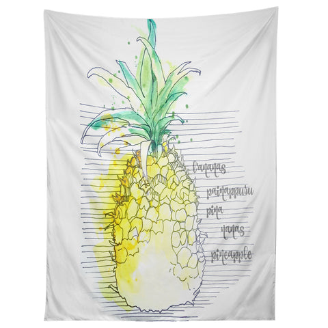 Deb Haugen Pure Pineapple Tapestry