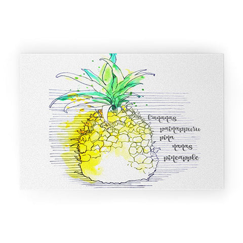 Deb Haugen Pure Pineapple Welcome Mat