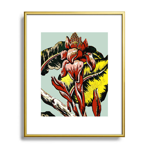 Deb Haugen Red Flame Metal Framed Art Print