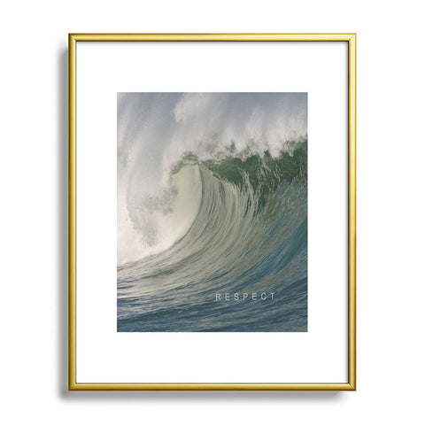 Deb Haugen respect Metal Framed Art Print