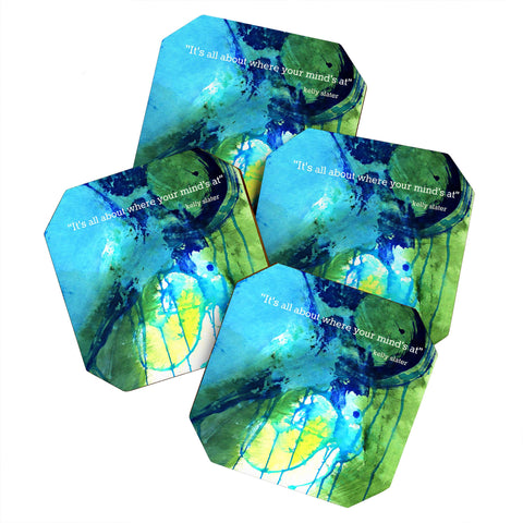 Deb Haugen Slater Quote Coaster Set