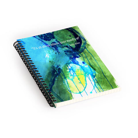 Deb Haugen Slater Quote Spiral Notebook