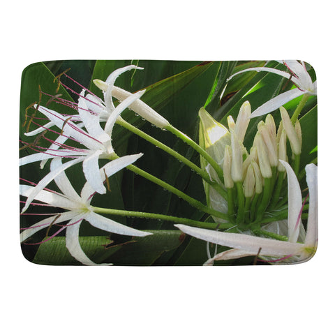 Deb Haugen spider lily Memory Foam Bath Mat