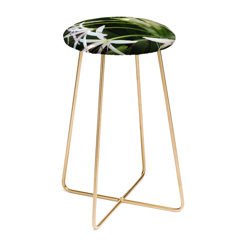 Deb Haugen spider lily Counter Stool