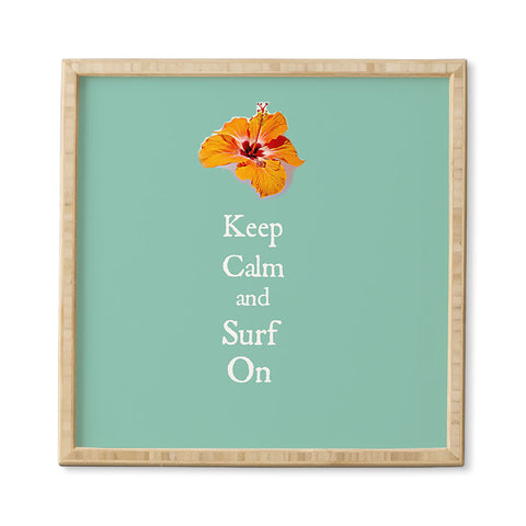 Deb Haugen Stay Calm Framed Wall Art