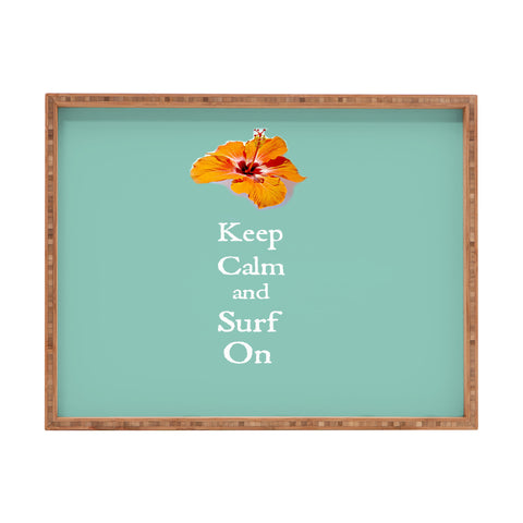 Deb Haugen Stay Calm Rectangular Tray
