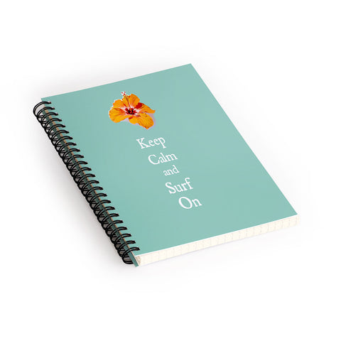 Deb Haugen Stay Calm Spiral Notebook