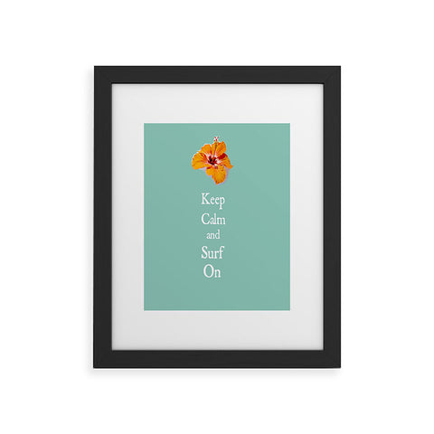 Deb Haugen Stay Calm Framed Art Print