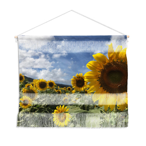 Deb Haugen sunflower love Wall Hanging Landscape