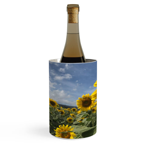Deb Haugen sunflower love Wine Chiller