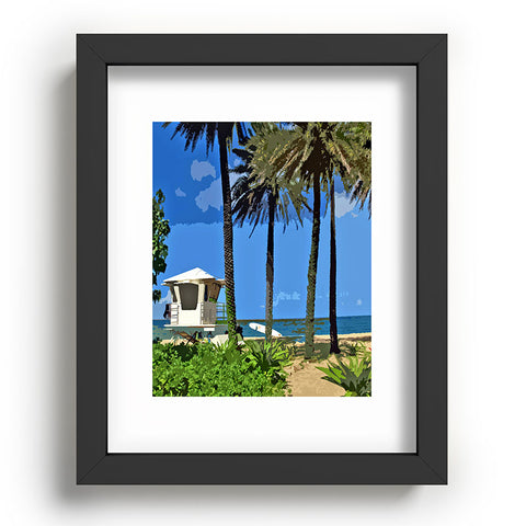Deb Haugen Sunset Beach 3 Recessed Framing Rectangle