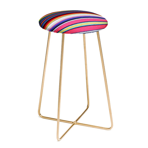 Deb Haugen Surf Serape Counter Stool