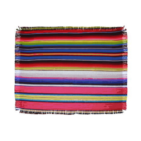 Deb Haugen Surf Serape Throw Blanket