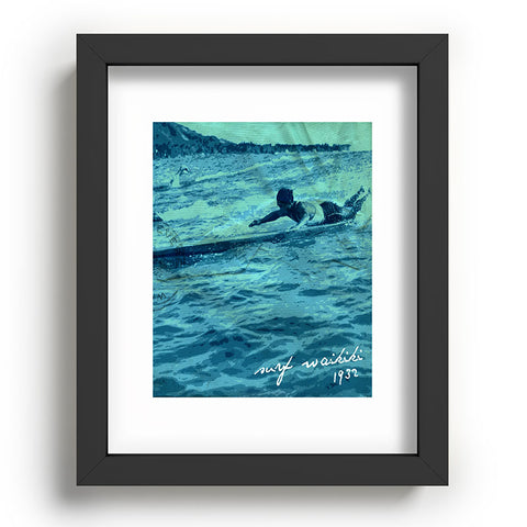 Deb Haugen Surf Waikiki Recessed Framing Rectangle