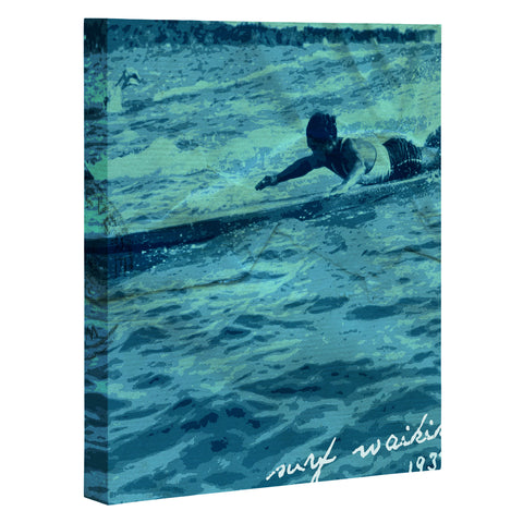 Deb Haugen Surf Waikiki Art Canvas