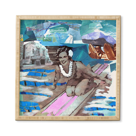 Deb Haugen Surfer Girls Framed Wall Art