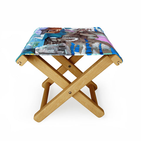 Deb Haugen Surfer Girls Folding Stool