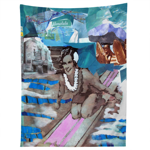 Deb Haugen Surfer Girls Tapestry