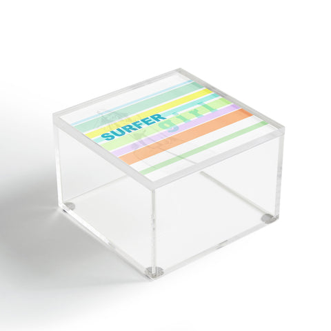 Deb Haugen Surfergirl Stripe Acrylic Box