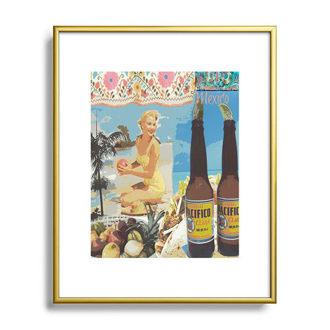 Deb Haugen Surfers Dream Metal Framed Art Print