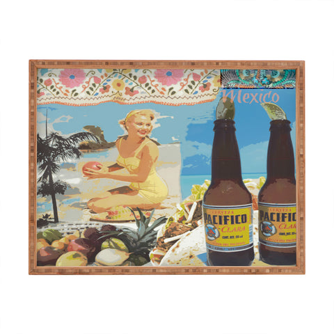 Deb Haugen Surfers Dream Rectangular Tray