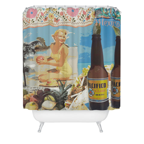 Deb Haugen Surfers Dream Shower Curtain