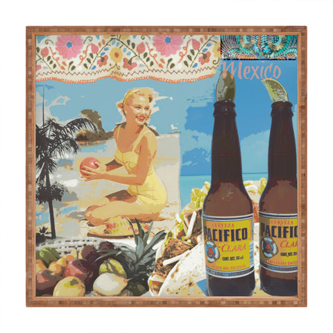 Deb Haugen Surfers Dream Square Tray