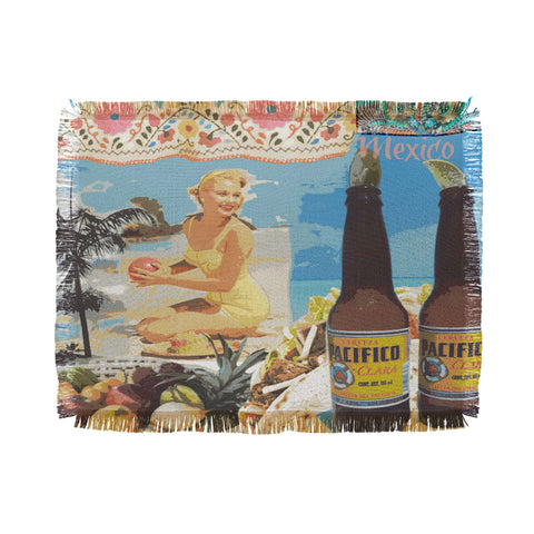 Deb Haugen Surfers Dream Throw Blanket