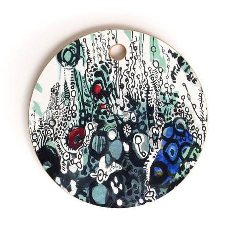 Deb Haugen Tattoo You Cutting Board Round