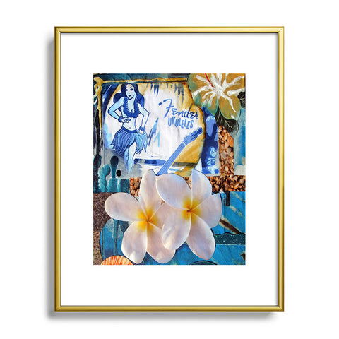 Deb Haugen Ukulele Mama Metal Framed Art Print