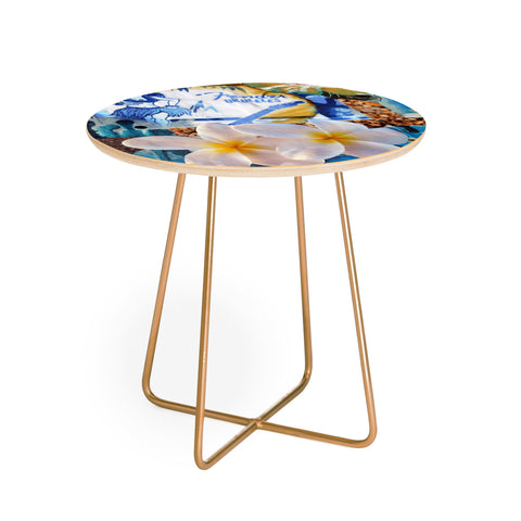 Deb Haugen Ukulele Mama Round Side Table