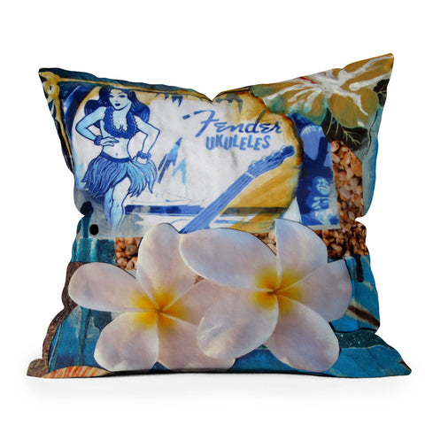 Deb Haugen Ukulele Mama Throw Pillow