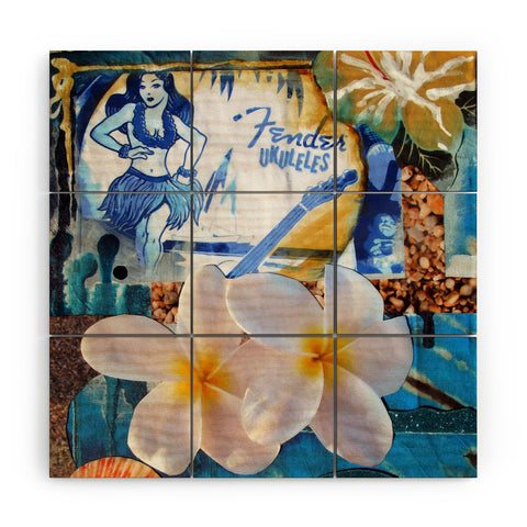 Deb Haugen Ukulele Mama Wood Wall Mural