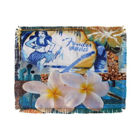 Deb Haugen Ukulele Mama Throw Blanket